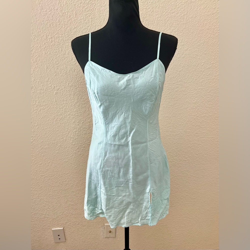 Light Blue Slip Dress - Women's Intimates